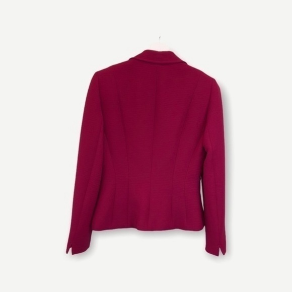 Tahari Arthur S. Levine Pink Modern Blazer Sz S - Picture 6 of 6